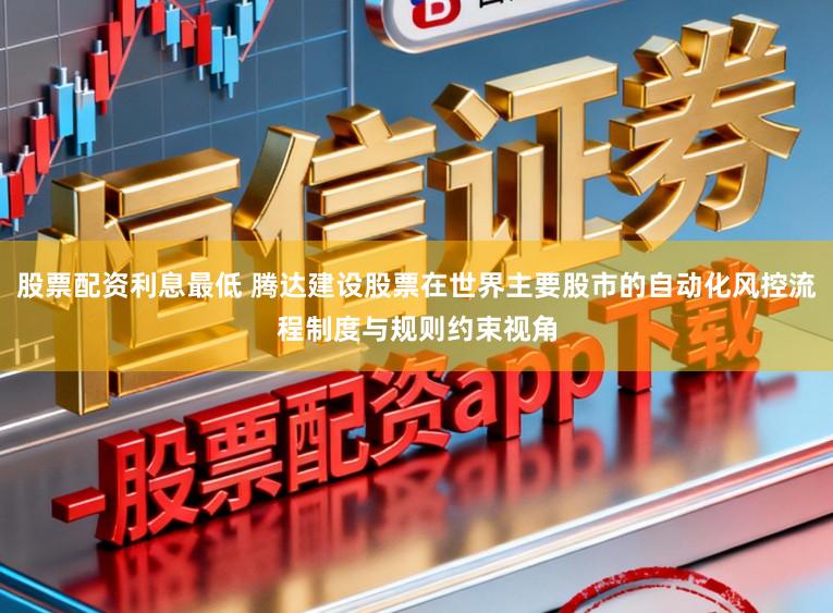 股票配资利息最低 腾达建设股票在世界主要股市的自动化风控流程制度与规则约束视角