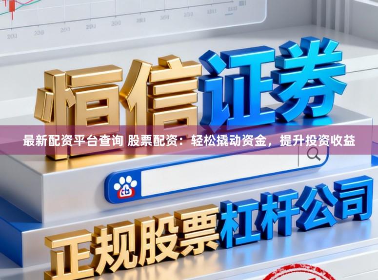 最新配资平台查询 股票配资：轻松撬动资金，提升投资收益